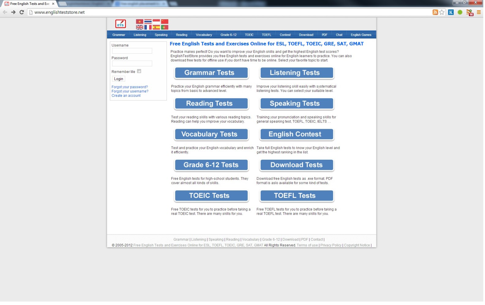 Testy angličtiny online