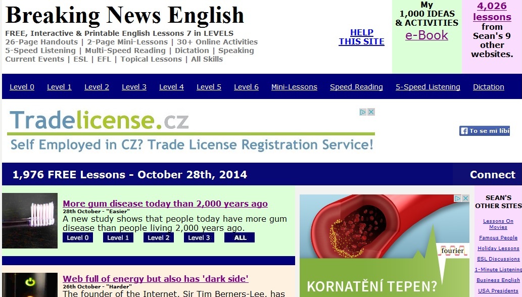 Breaking News English